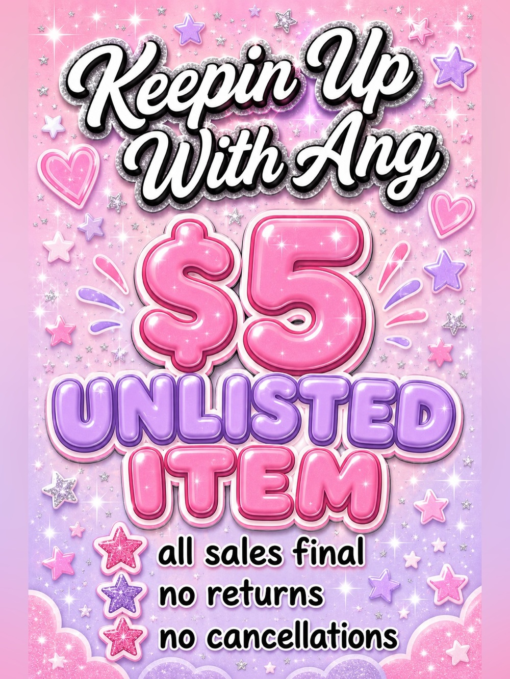 $5 & Up Unlisted Item (15)